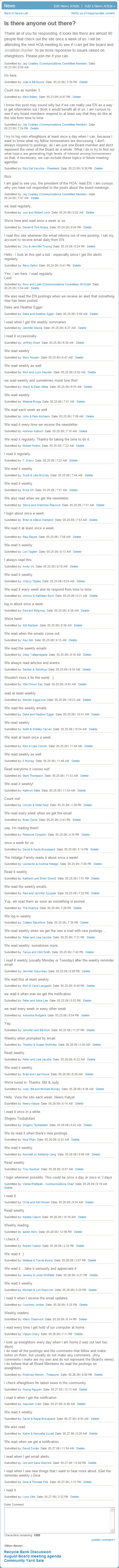 Is there anyone out there?